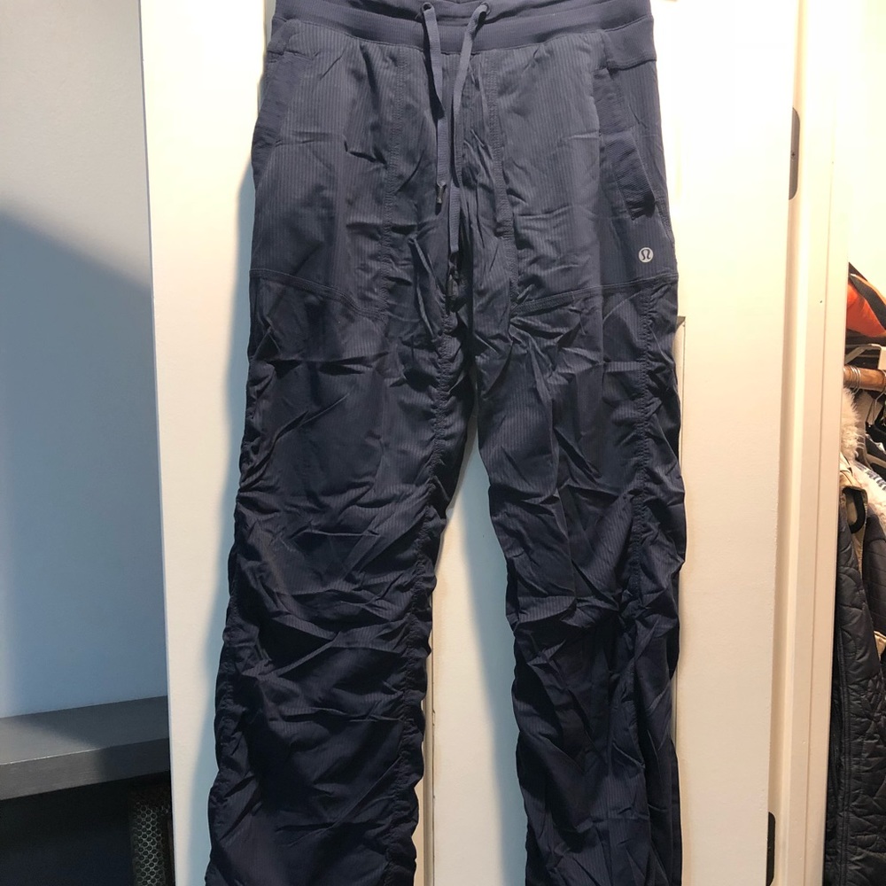 Lululemon lined navy studio pant